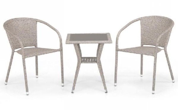 Комплект плетеной мебели AFINA из иск. ротанга T25C/Y137C-W85 Latte 2Pcs купить в Шуе Комплект плетеной мебели AFINA из иск. ротанга T25C/Y137C-W85 Latte 2Pcs купить в Шуе