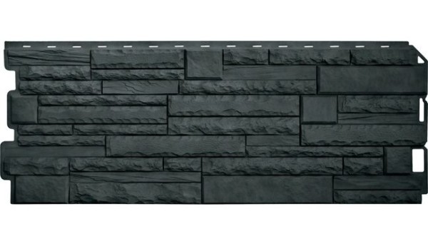 Фасадная панель Альта-Профиль Скалистый камень ЭКО Графит купить в Шуе Фасадная панель Альта-Профиль Скалистый камень ЭКО Графит купить в Шуе