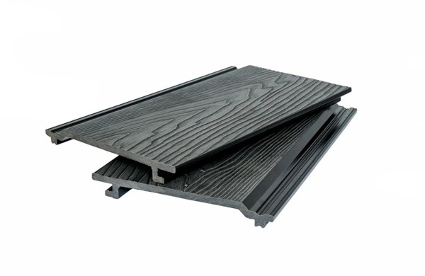 Фасадная доска 3D WOOD BRUSHING, чёрный купить в Шуе