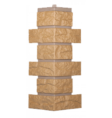 Угол T-Сайдинг-Кирпич Лондон Брик Бежевый купить в Шуе Угол T-Сайдинг-Кирпич Лондон Брик Бежевый купить в Шуе