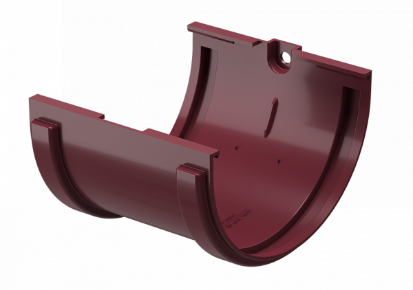 Соединитель желобов ПВХ Docke STANDART красный купить в Шуе Соединитель желобов ПВХ Docke STANDART красный купить в Шуе