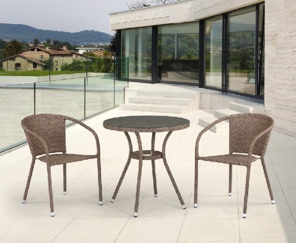 Комплект плетеной мебели AFINA из иск. ротанга T282ANT/Y137C-W56 Light Brown 2Pcs купить в Шуе Комплект плетеной мебели AFINA из иск. ротанга T282ANT/Y137C-W56 Light Brown 2Pcs купить в Шуе