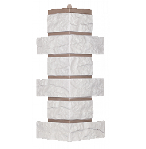 Угол T-Сайдинг-Кирпич Лондон Брик Белый купить в Шуе