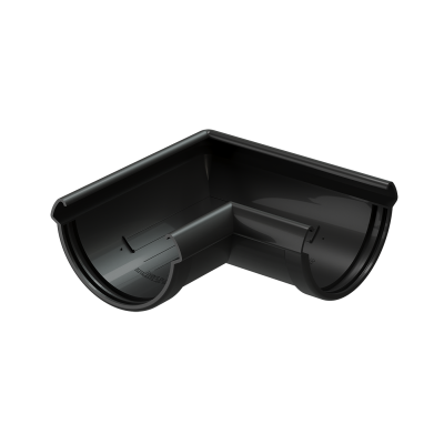 Угол желоба 90° Docke Lux ПВХ - Карбон