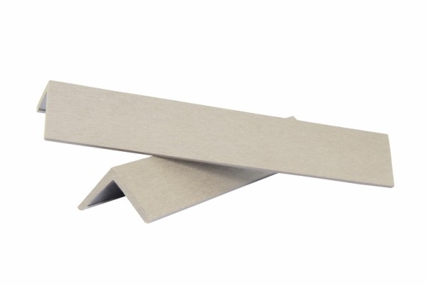 Уголок ДПК завершающий шлифованный SINGARAJA белый купить в Шуе