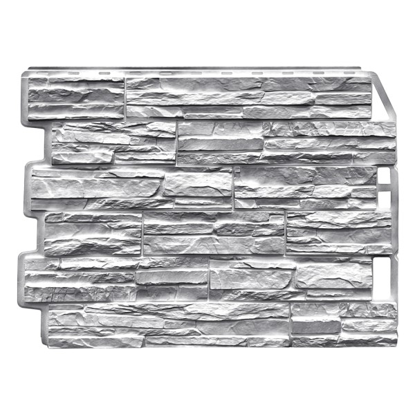 Фасадная панель FineBer, Скол - Светло-серый купить в Шуе Фасадная панель FineBer, Скол - Светло-серый купить в Шуе