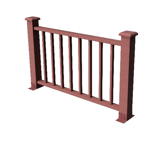 Ограждения декоративное ДПК GRINDERDECO Альма 1500 со скрытым крепежом мербау купить в Шуе