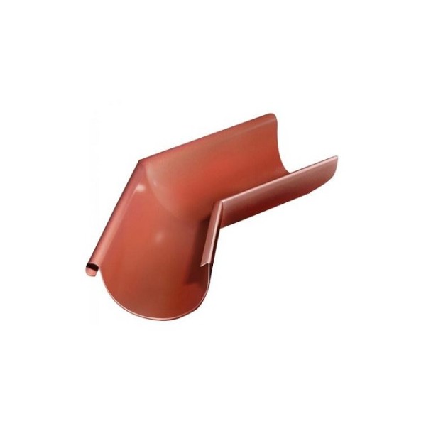 Водосток Grand Line 125x90 – Угол наружный 135° RAL 8004 купить в Шуе