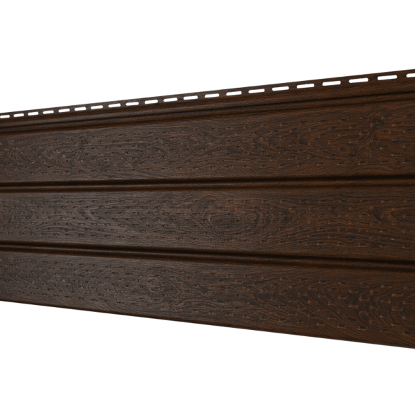 Софит Ю-Пласт с полной перфорацией, Орех тёмный купить в Шуе