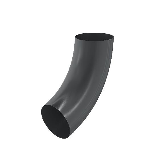 Водосток Aquasistem, система 125x90 - Колено трубы RAL 7024 Тёмно-серый купить в Шуе Водосток Aquasistem, система 125x90 - Колено трубы RAL 7024 Тёмно-серый купить в Шуе