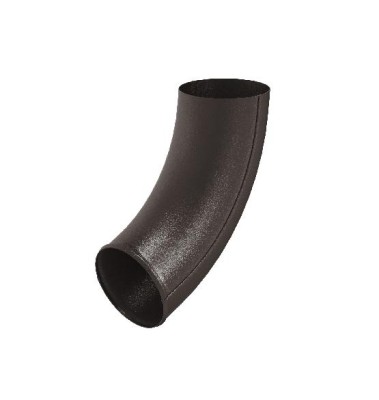 Водосток Aquasistem, Система 125x90 - Отвод трубы RR 32 Тёмно-коричневый matt