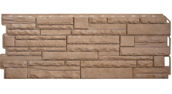 Фасадная панель Альта-Профиль Скалистый камень ЭКО Бежевый купить в Шуе Фасадная панель Альта-Профиль Скалистый камень ЭКО Бежевый купить в Шуе