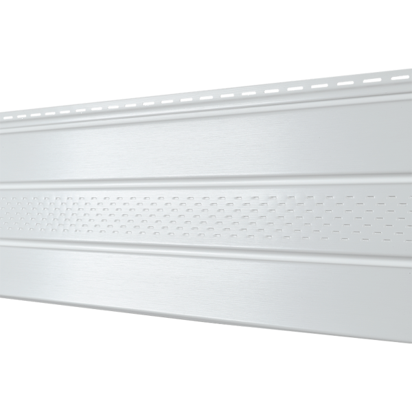 Софит Ю-Пласт PRO Классический перфорация по центру, белый купить в Шуе