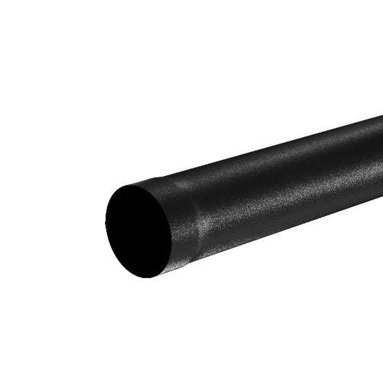 Водосток Aquasistem, система 125x90 - Труба водосточная 3.00м RAL 9005 Чёрный купить в Шуе