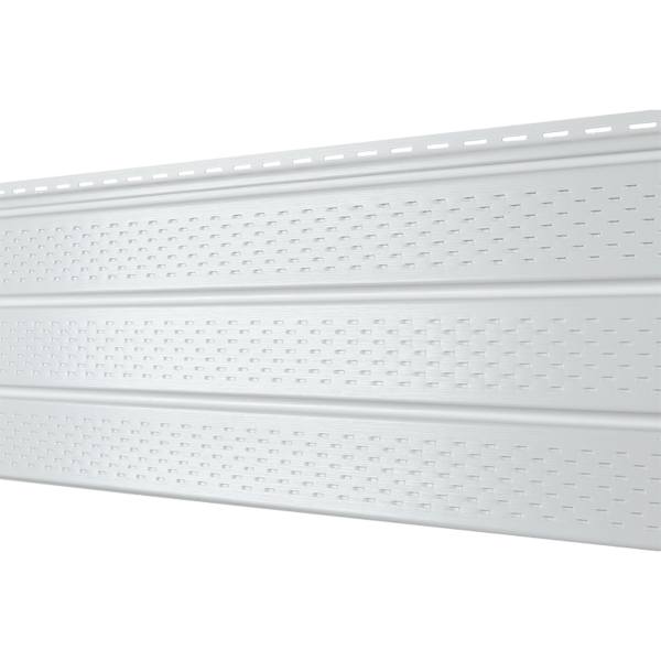 Софит Ю-Пласт PRO Классический с полной перфорацией, белый купить в Шуе