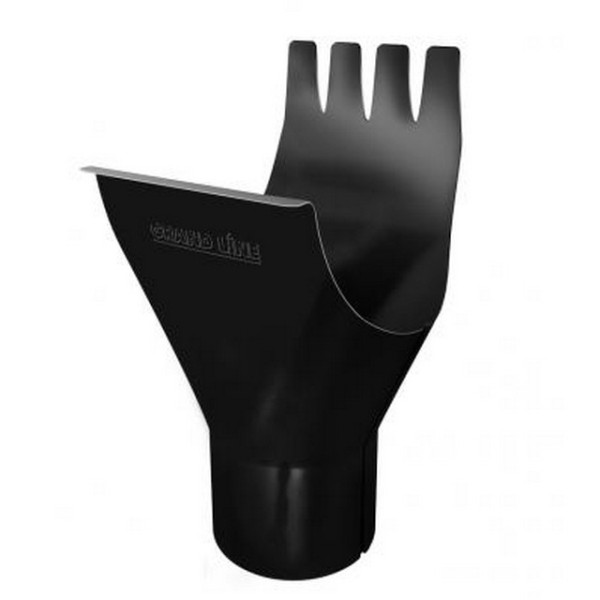 Водосток Grand Line 125x90 – Воронка желоба RAL 9005 купить в Шуе