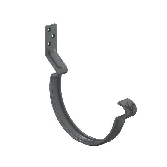 Водосток Aquasistem, система 125x90 - Крюк крепления желоба короткий RAL 7024 Тёмно-серый купить в Шуе Водосток Aquasistem, система 125x90 - Крюк крепления желоба короткий RAL 7024 Тёмно-серый купить в Шуе