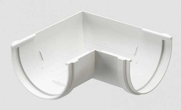 Угловой элемент 90˚ПВХ Docke STANDART пломбир купить в Шуе Угловой элемент 90˚ПВХ Docke STANDART пломбир купить в Шуе