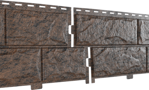 Фасадная панель Ю-Пласт Стоун-хаус камень жженый (двойной замок) купить в Шуе Фасадная панель Ю-Пласт Стоун-хаус камень жженый (двойной замок) купить в Шуе