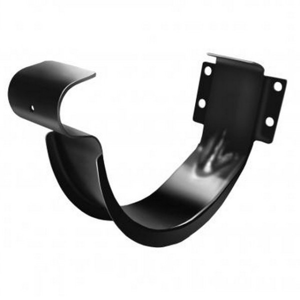 Водосток Grand Line 125x90 – Держатель желоба RAL 9005 купить в Шуе