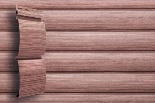 Виниловый сайдинг Grand Line Блок-хаус Tundra - Рябина купить в Шуе Виниловый сайдинг Grand Line Блок-хаус Tundra - Рябина купить в Шуе