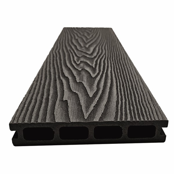 Террасная доская ДПК NanoWood Double 3D Антрацит купить в Шуе Террасная доская ДПК NanoWood Double 3D Антрацит купить в Шуе