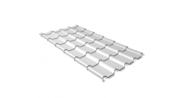 Металлочерепица камея 0,5 Satin RAL 9003 сигнальный белый купить в Шуе