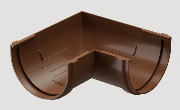 Угловой элемент 90˚ПВХ Docke STANDART Светло-коричневый купить в Шуе Угловой элемент 90˚ПВХ Docke STANDART Светло-коричневый купить в Шуе