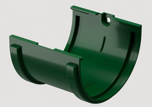 Соединитель желобов ПВХ Docke STANDART зеленый купить в Шуе