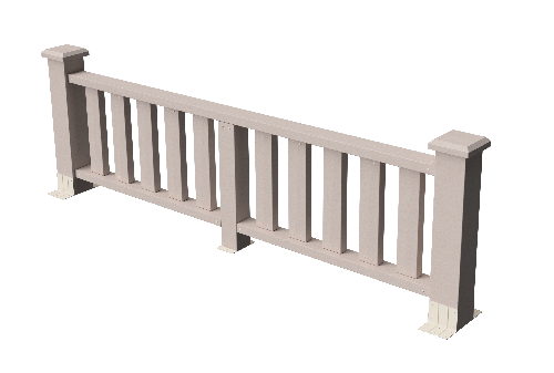 Ограждения декоративное ДПК GRINDERDECO Эрес выбеленый дуб купить в Шуе Ограждения декоративное ДПК GRINDERDECO Эрес выбеленый дуб купить в Шуе