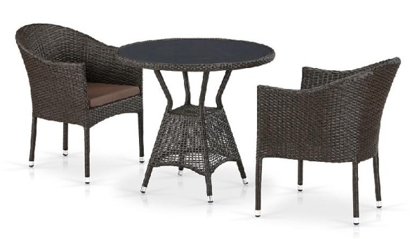 Комплект плетеной мебели AFINA из иск. ротанга T707ANS/Y350-W53 Brown 2Pcs купить в Шуе Комплект плетеной мебели AFINA из иск. ротанга T707ANS/Y350-W53 Brown 2Pcs купить в Шуе