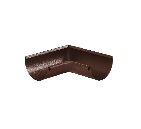 Водосток Aquasistem, Система 125x90 - Угол желоба, внутренний 90° RAL 8017 Коричневый matt купить в Шуе