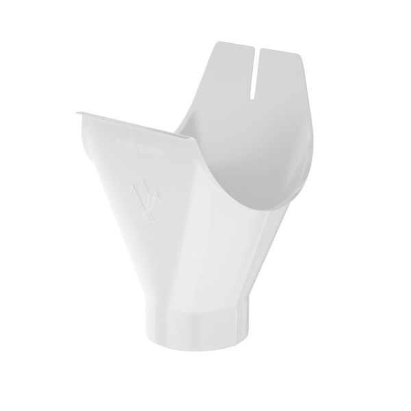 Водосток Aquasistem, система 150/100 - Воронка желоба RAL 9003 Белый купить в Шуе