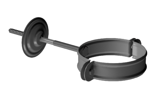 Хомут трубы D90 Döcke STAL PREMIUM Графит, (RAL 7024) купить в Шуе Хомут трубы D90 Döcke STAL PREMIUM Графит, (RAL 7024) купить в Шуе