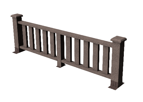 Ограждения декоративное ДПК GRINDERDECO Эрес венге купить в Шуе Ограждения декоративное ДПК GRINDERDECO Эрес венге купить в Шуе