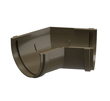 Угол желоба 135˚ Docke Premium ПВХ - Каштан купить в Шуе Угол желоба 135˚ Docke Premium ПВХ - Каштан купить в Шуе