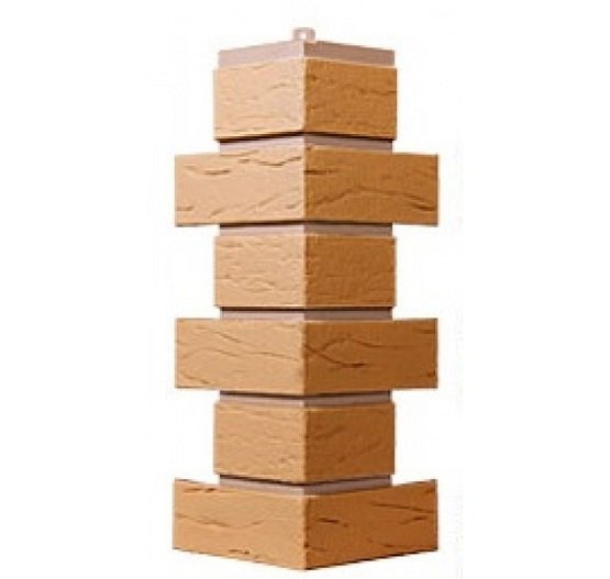 Угол T-Сайдинг-Кирпич Саман Бежевый купить в Шуе Угол T-Сайдинг-Кирпич Саман Бежевый купить в Шуе