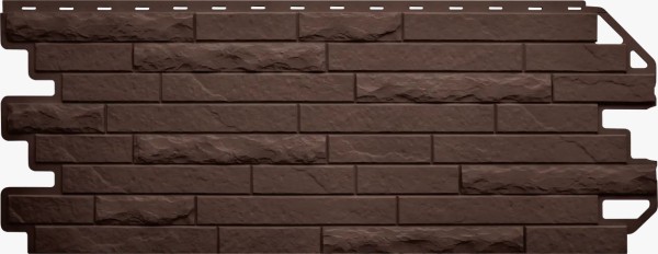 Фасадная панель Цокольный сайдинг Альта-профиль Кирпич-Антик ЭКО Коричневый купить в Шуе Фасадная панель Цокольный сайдинг Альта-профиль Кирпич-Антик ЭКО Коричневый купить в Шуе