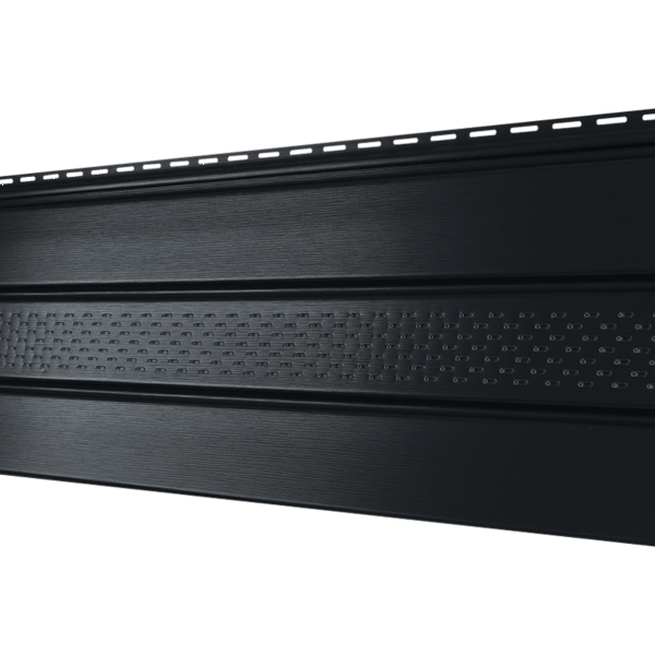 Софит Ю-Пласт PRO Классический перфорация по центру, графит купить в Шуе