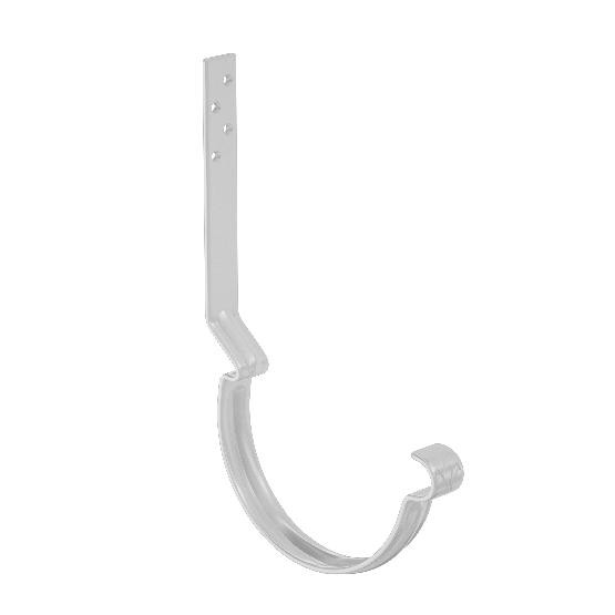 Водосток Aquasistem, система 125x90 - Крюк крепления желоба длинный RR 20 Белый купить в Шуе