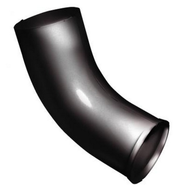 Водосток Grand Line 125x90 – Колено сливное RAL 9005 купить в Шуе