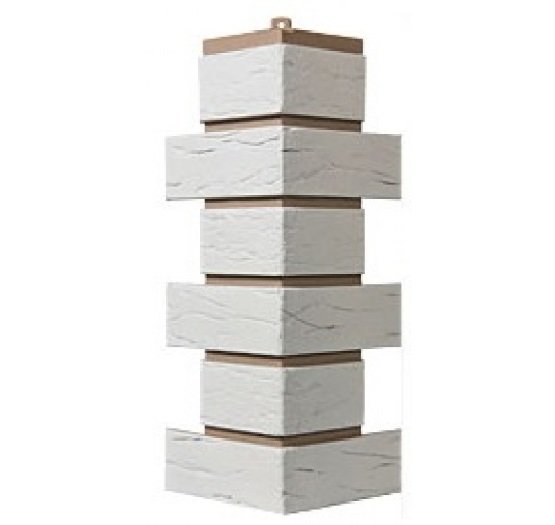 Угол T-Сайдинг-Кирпич Саман Белый купить в Шуе