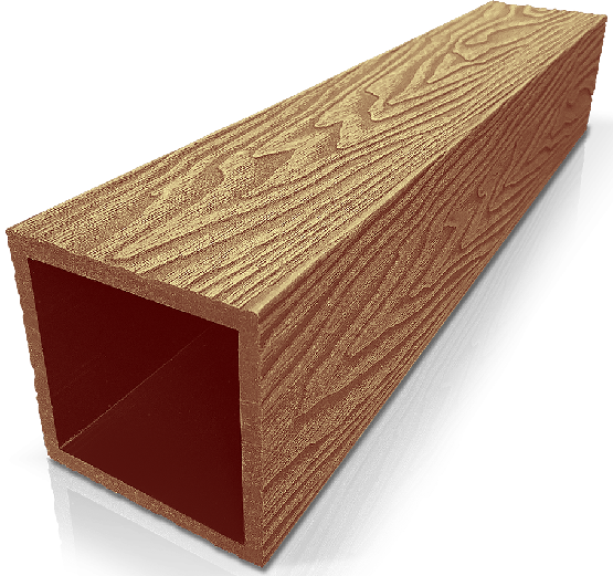 Столб ДПК 3D GardenParkett фактура дерева Бук купить в Шуе Столб ДПК 3D GardenParkett фактура дерева Бук купить в Шуе