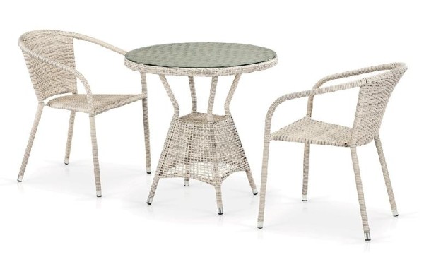 Комплект плетеной мебели AFINA из иск. ротанга T705ANT/Y137C-W85 Latte 2Pcs купить в Шуе Комплект плетеной мебели AFINA из иск. ротанга T705ANT/Y137C-W85 Latte 2Pcs купить в Шуе