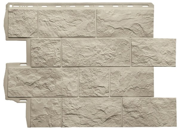 Фасадная панель Альта-Профиль Туф ЭКО Кремовый купить в Шуе Фасадная панель Альта-Профиль Туф ЭКО Кремовый купить в Шуе