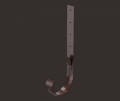 Кронштейн желоба металл Docke Lux ПВХ - Шоколад