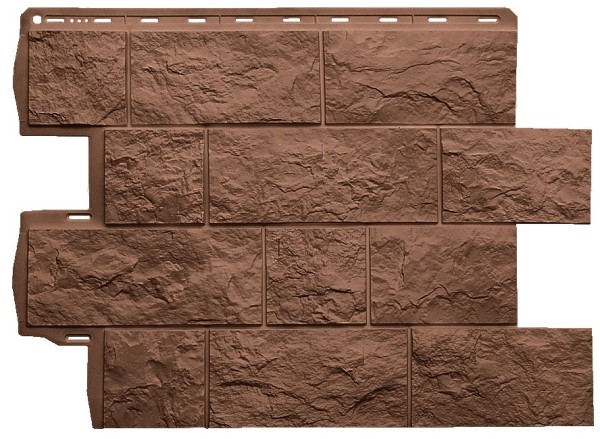 Фасадная панель Альта-Профиль Туф ЭКО Терракотовый купить в Шуе Фасадная панель Альта-Профиль Туф ЭКО Терракотовый купить в Шуе