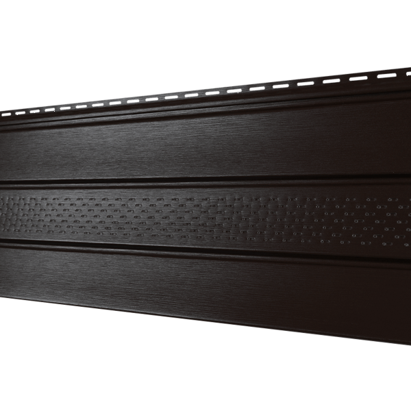 Софит Ю-Пласт PRO Классический перфорация по центру, коричневый купить в Шуе