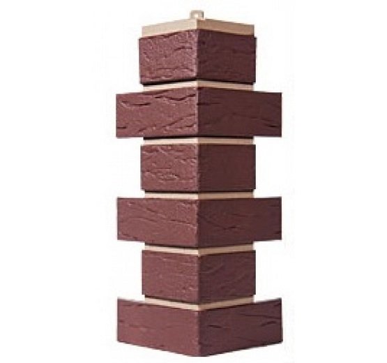 Угол T-Сайдинг-Кирпич Саман Коричневый купить в Шуе