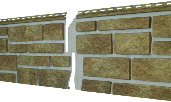 Фасадная панель Ю-пласт Стоун Хаус S-Lock Таганай вулканический купить в Шуе